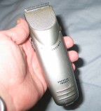  Size of product w/hand to show scale