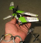  Size of product w/hand to show scale