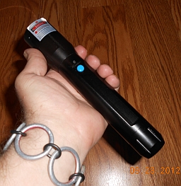  Size of product w/hand to show scale