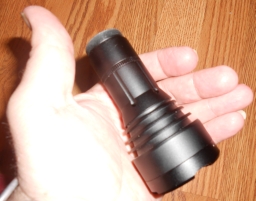  Size of product w/hand to show scale