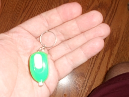  Size of product w/hand to show scale