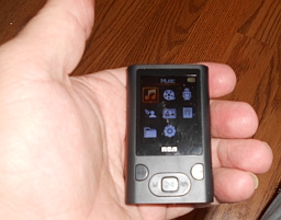  Size of product w/hand to show scale