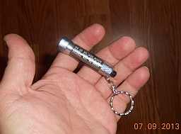  Size of product w/hand to show scale