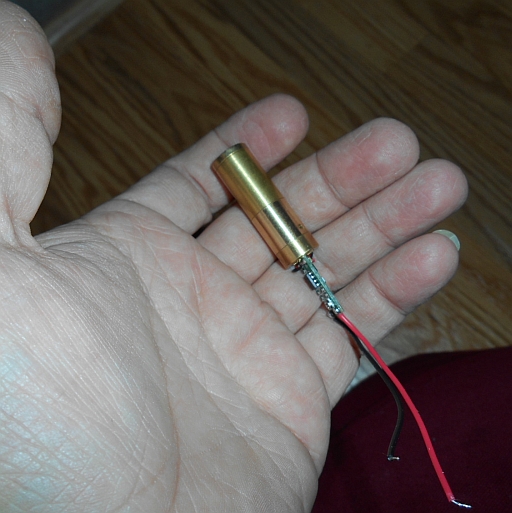  Size of product w/hand to show scale