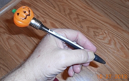  Size of product w/hand to show scale