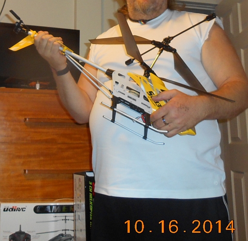  Size of product w/hand to show scale