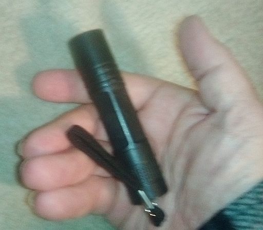  Size of product w/hand to show scale