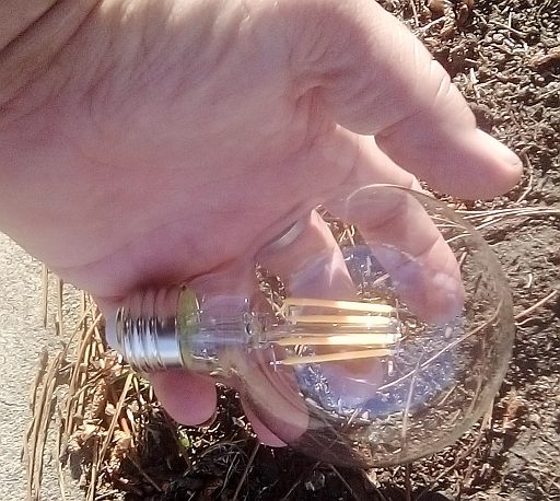  Size of product w/hand to show scale