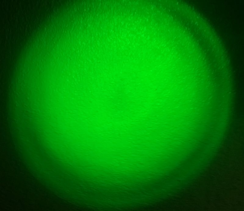 Beam terminus photograph