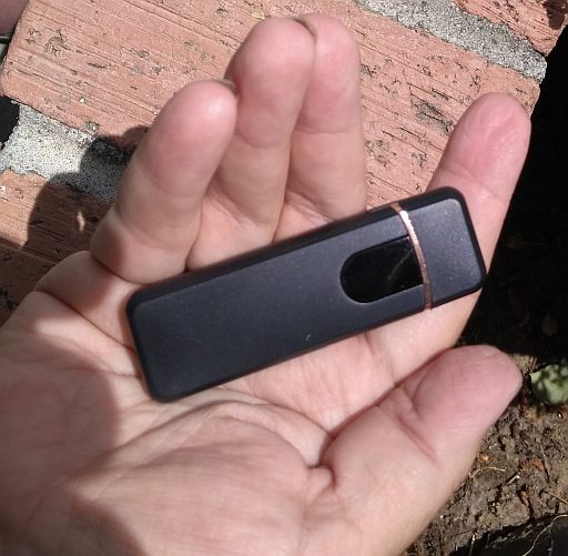  Size of product w/hand to show scale