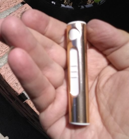  Size of product w/hand to show scale