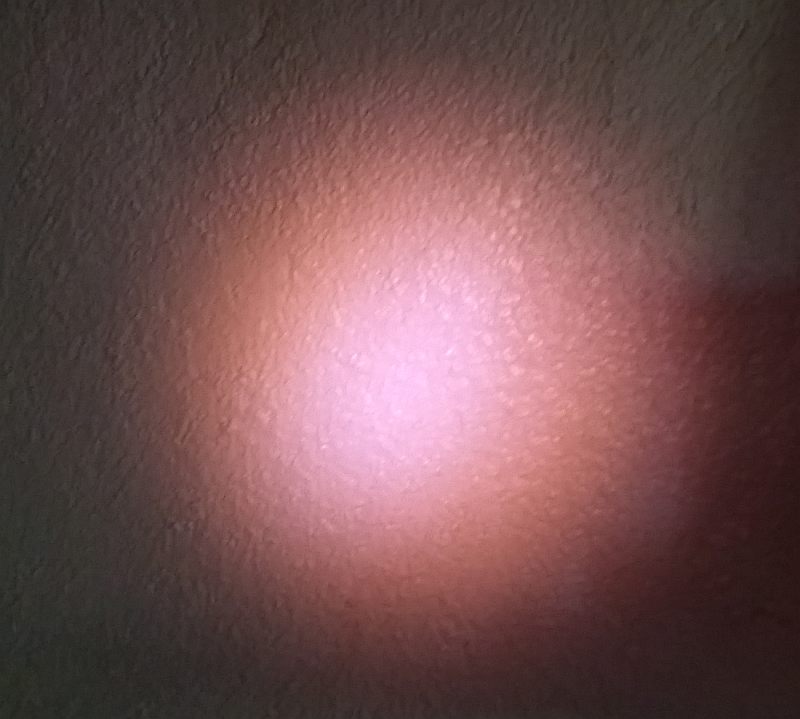 Beam terminus photograph