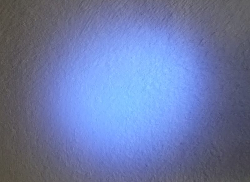 Beam terminus photograph