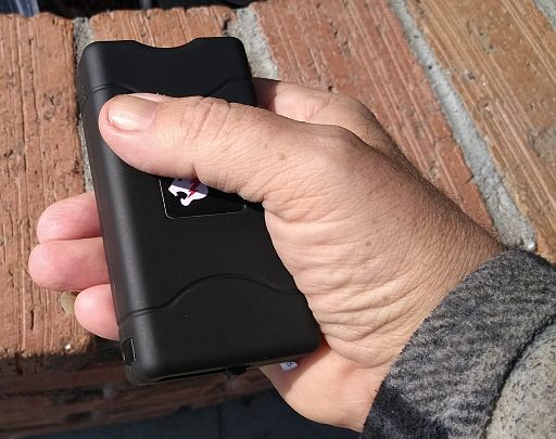  Size of product w/hand to show scale