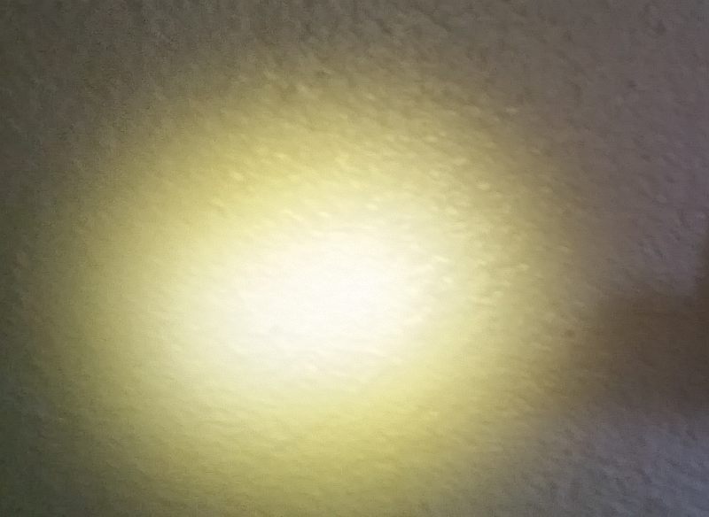 Beam terminus photograph