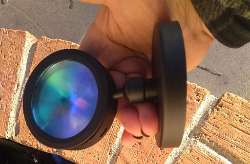  Size of product w/hand to show scale