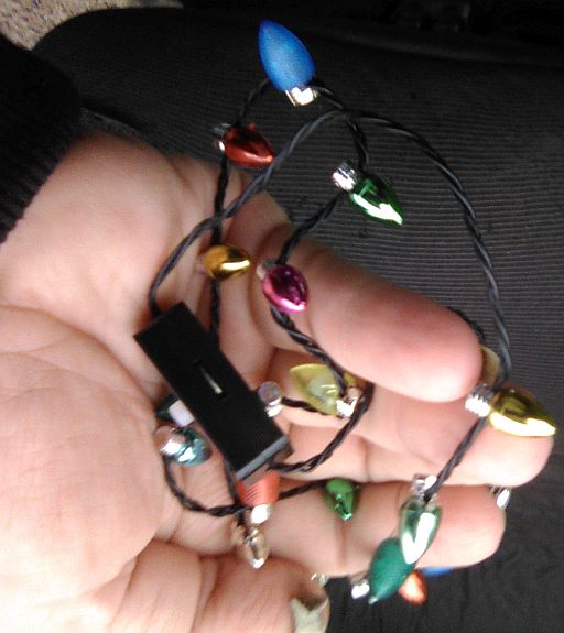  Size of product w/hand to show scale